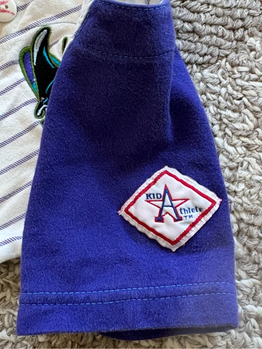 VINTAGE 90S MLB TAMPA BAY RAYS BABY OUTFIT BABY 12M